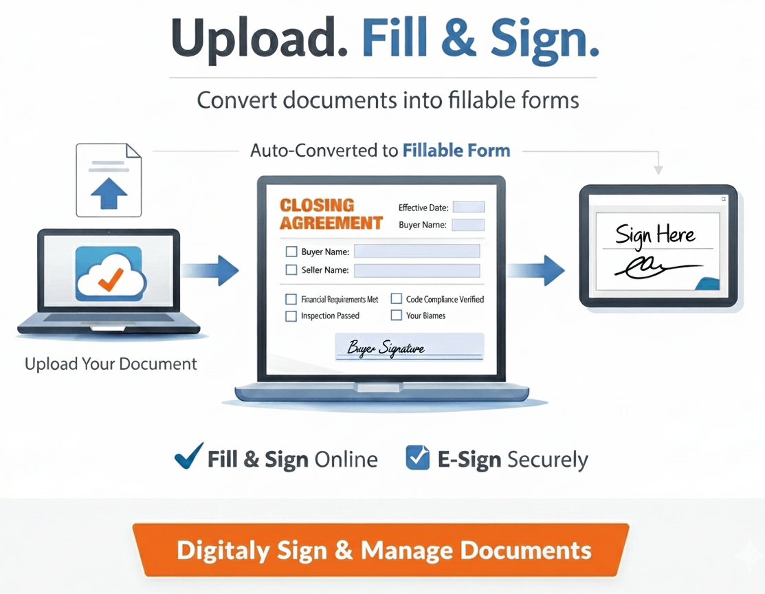 Upload and digitize existing forms with Formfy